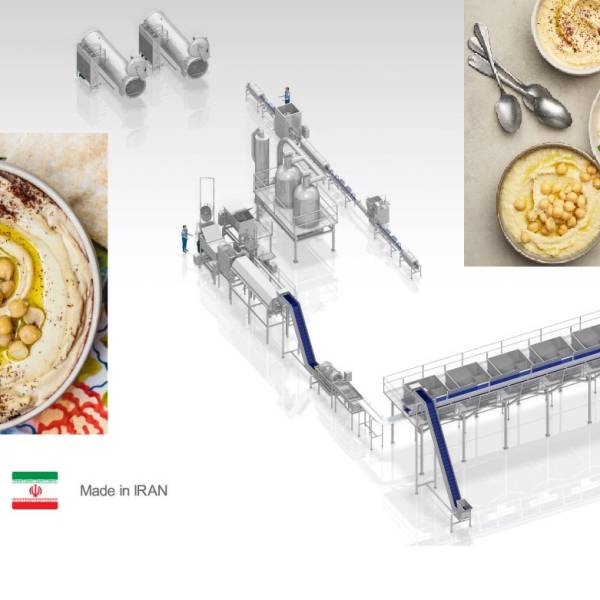 ماشین آلات خط تولید کنسرو حمص - پیکوپن